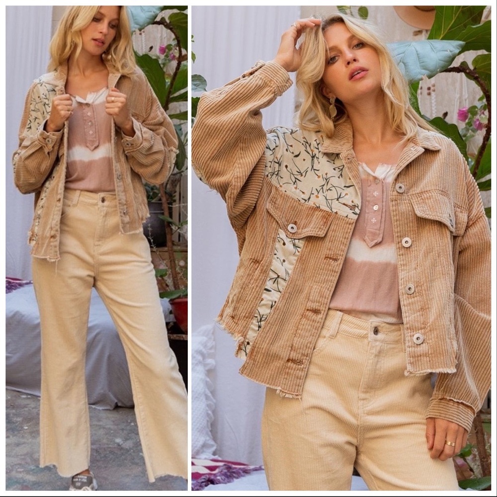 POL Wild At Heart Camel Cord Jacket - Picture 13 of 16